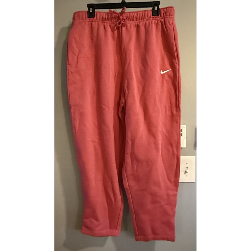 Nike Sportswear Pants Mid Rise Loose Fit Athletic Lounge‎ Womens Large New